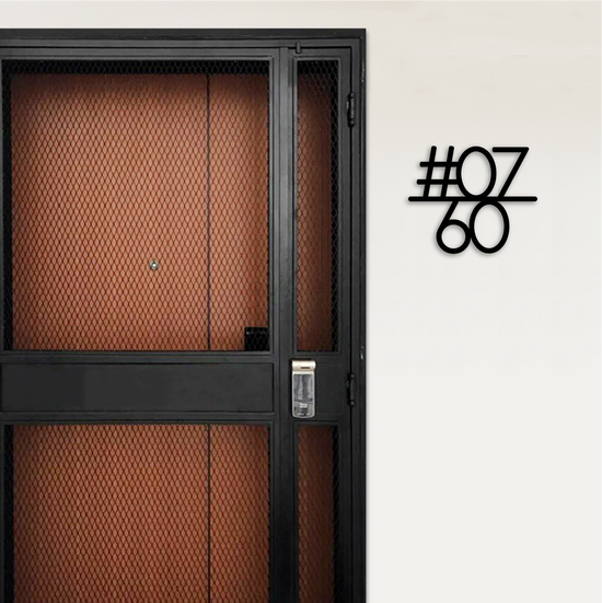 Home Unit Number - Simple