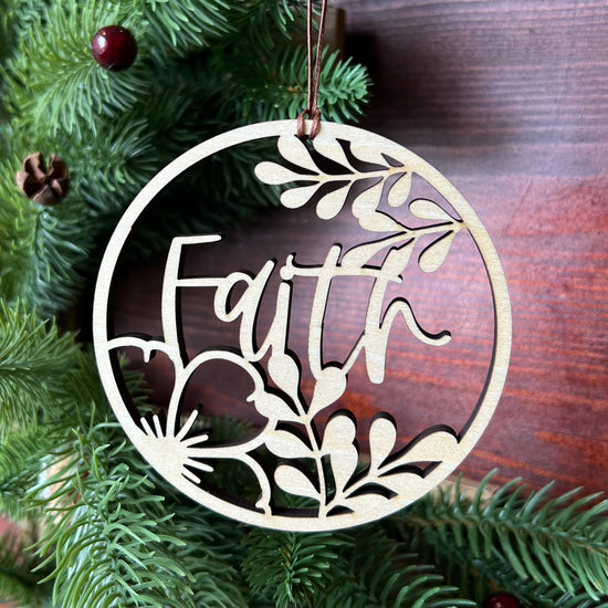 Blossomy Ready Made Ornament - Faith