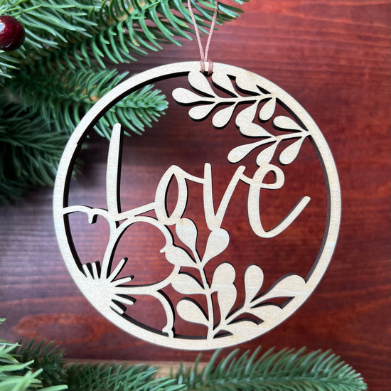 Blossomy Ready Made Ornament - Love