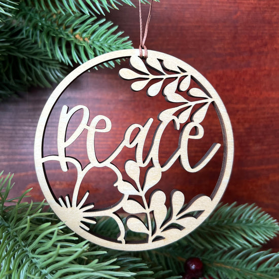 Blossomy Ready Made Ornament - Peace