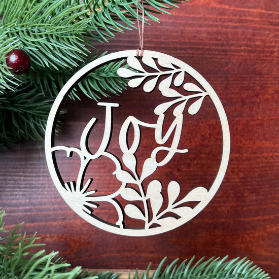 Blossomy Ready Made Ornament - Joy